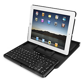 Bluetooth 2.0 Wireless QWERTY Keyboard with 360°Rotatable Case Holder for iPad 2 and The new iPad