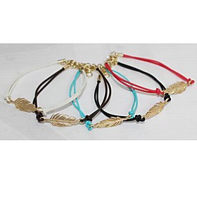 TS Feather Braided Bracelet