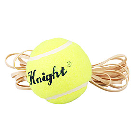 Sports Training Yellow Green Tennis Ball Trainer w Rubber Band