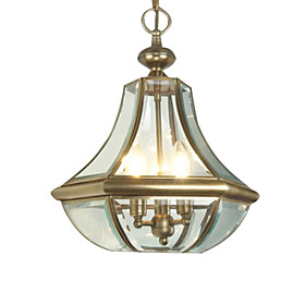 Pendant Light with 3 Lights - Antique Inspired