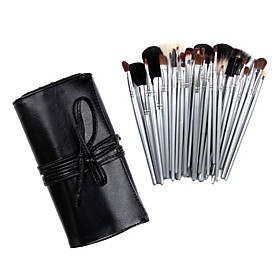 Professional 40 Pcs Wool Makeup Brush Set with Free Black Case