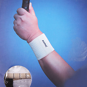 Pair of Cream-colored Sports Elastic Wrist Support Protector