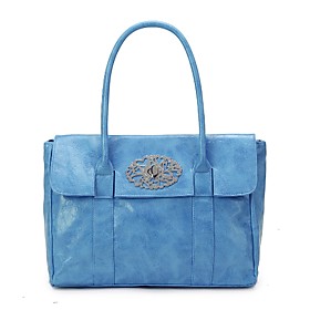 TS Flap Heart Buckle Tote Bag(42cm 30cm 12cm)