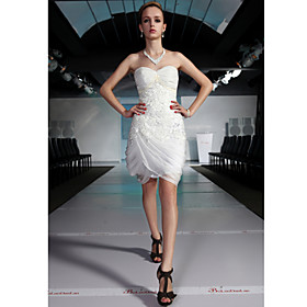 Sheath/ Column Strapless Knee-length With Lace Ready-to-Wear Evening/ Prom Dress