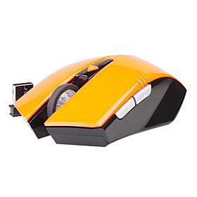 SOUND FRIEND 2.4GHz Wireless Mouse -10M Wireless Receiver/800 To 1200 DPI optical sensor(orange)