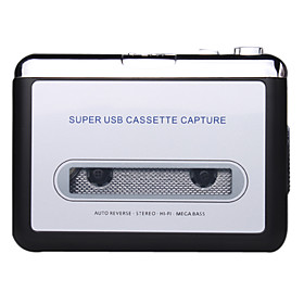 Ezcap USB Cassette Capture, Convert Tapes and Cassette to MP3, Portable USB Cassette-to-MP3 Converter Capture