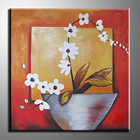 Hand-painted Abstract Oil Painting with Stretched Frame
