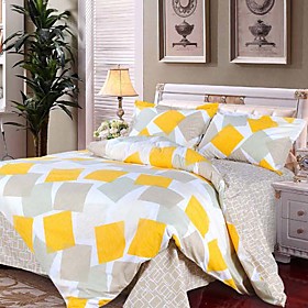 Dream Sunshine Jacquard Full 4-piece Duvet Cover Set Dream Sunshine Jacquard Full 4-piece Duvet Cover Set