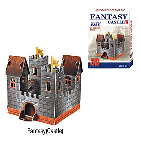 Single Tower Castle 3D DIY Puzzle
