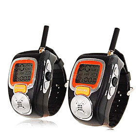 20 Channels Wrist Watch Style Walkie Talkie with Big Backlight LCD Screen