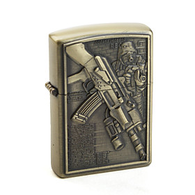Earth Brand  Vintage Sword Pattern Oil Lighter