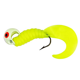 Soft Fishing Lure Worm Bait 50MM 16G (6 Pieces/Bag)