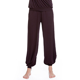 Ballroom Dacewear Modal Practice Medium Rise Yoga Dance Sneakers Pant For Ladies More Colors