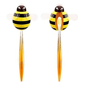 Yellow Bee Design Toothbrush Holder