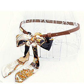 Scarf Bow Wide Belt