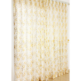 Premium Print Casual Sheer Curtains (Pair)