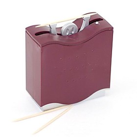 Funny Weightlifting Man Design Toothpick Holder Automatic Dispenser (Random Color)