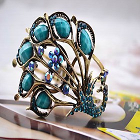 Women's Turquoise Peacock Bracelet