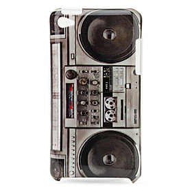 Protective Radio Cassette Pattern Case for iPod Touch 4