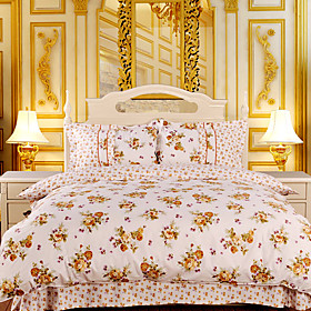 Flower Recalls Full 4-piece Duvet Cover Set