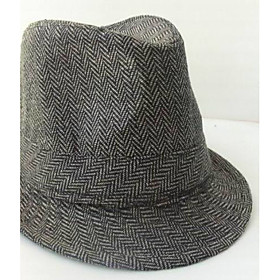 TS Herringbone Fedora Hat (More Colors)(57cm) TS Herringbone Fedora Hat (More Colors)(57cm)