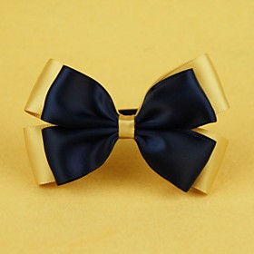 Blue and Gold Bow Hair Tie Blue and Gold Bow Hair Tie