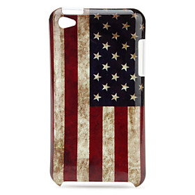 Protective Star-Spangled Banner Pattern Case for iPod Touch 4