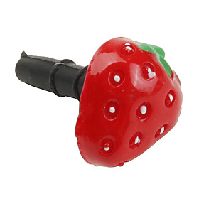 Anti-dust Fashionable Earphone Jack for iPhone and iPad (Strawberry)