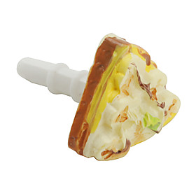 Anti-dust Fashionable Earphone Jack for iPhone and iPad (Cake)
