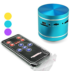 Sphere Style Resonance Speaker with Remote Control (USB, MicroSD Reader, Assorted Colors)