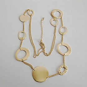 Multi-ring Long Necklace (More Colors) Multi-ring Long Necklace (More Colors)