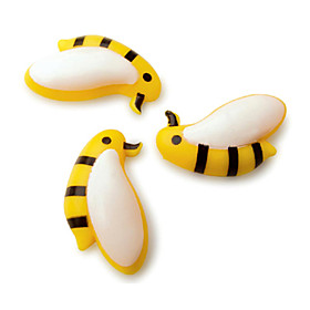 Cute Bee Shaped Fridge Magnets Stickers (3-Pack)