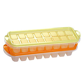 16-Grid Ice Tray Mold with Lid (Random Color)
