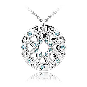 Heart and Diamond Crystal Necklace