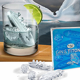 Cool Steamship and Iceberg Shaped Ice Tray Mold