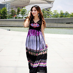 Cotton Halter Maxi Dress