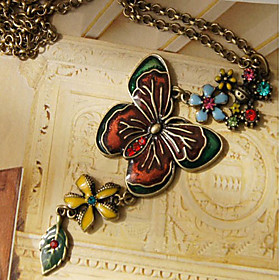 Jewel Butterfly Necklace Jewel Butterfly Necklace