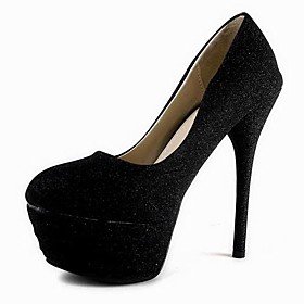 Leatherette Stiletto Pumps For Party/Evening Leatherette Stiletto Pumps For Party/Evening
