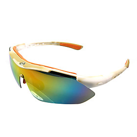 Basto-High Quality Sports Glasses Cycling Glasses with 3 Pieces UV Filtering ,Polarized and One Piece Lens (6 Colors Available)
