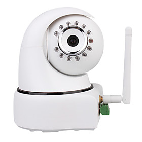 H.264 Wireless Pan Tilt IP Camera with SD Card Slot (Unique Design, Nightvision)