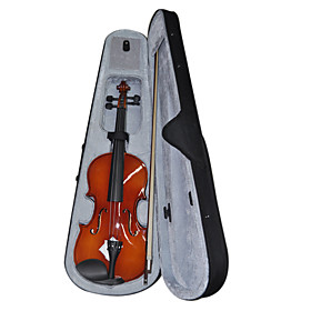 4/4 3/4 1/2 1/4 1/8 Student Grade Glossy Plywood Top Violin