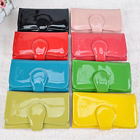 Ladies' Patent Faux Leather Wallet