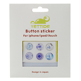 Home Button Sticker for iPhone, iPad and iPod (6 Pack, China)