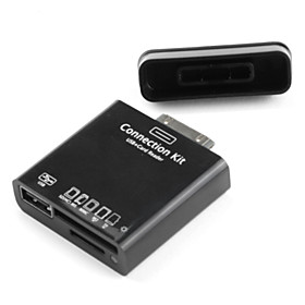 USB Card Reader Connection Kit for Samsung Galaxy Tab P7300, P7310, P7500 and P7510 (Black)
