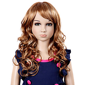 Capless Long Top Grade Synthetic Lovely Curly Children's Wig-2 Colors Available