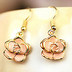 Rose Hook Earrings