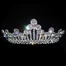 Regal Rhinestone Bridal Tiara