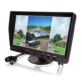 9 Inch Car Quad Digital LCD Monitor(Four Camera Inputs)
