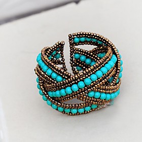 Bohemian Turquoise Wrapped Bracelet