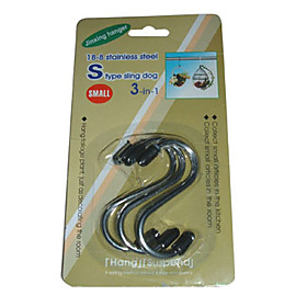 S Shaped Metal Hook (3-Piece)